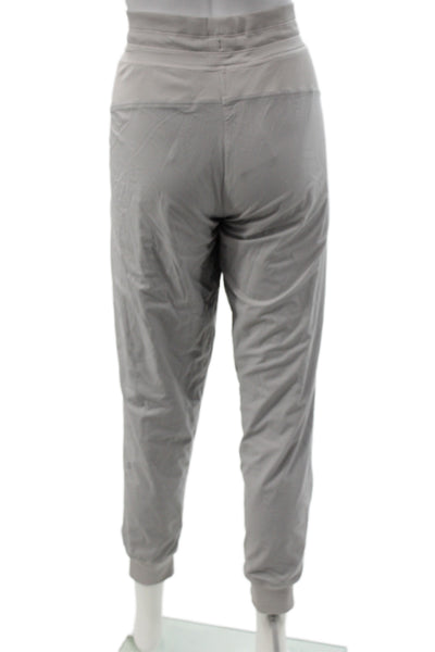 Lululemon Women Jogger Pants Gray Drawstring Athleisure Size 8