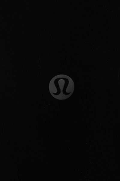 Lululemon Womens Ankle Leggings Black Synthetic Blend Athleisure Size 6
