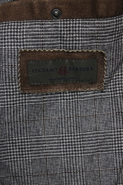 Zadig & Voltaire Mens Chino Pants Blue 100% Cotton Button Closure Size 36
