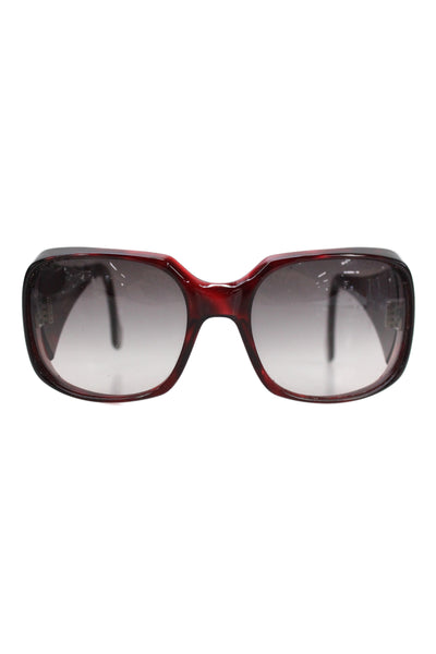 Morgenthal Frederics Womens Epic 804 Tortoise Shell Print Sunglasses Red