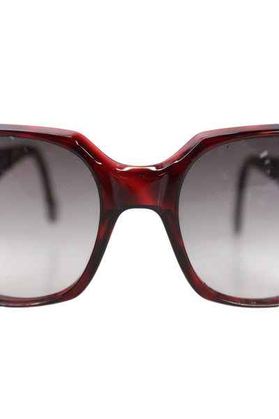 Morgenthal Frederics Womens Epic 804 Tortoise Shell Print Sunglasses Red