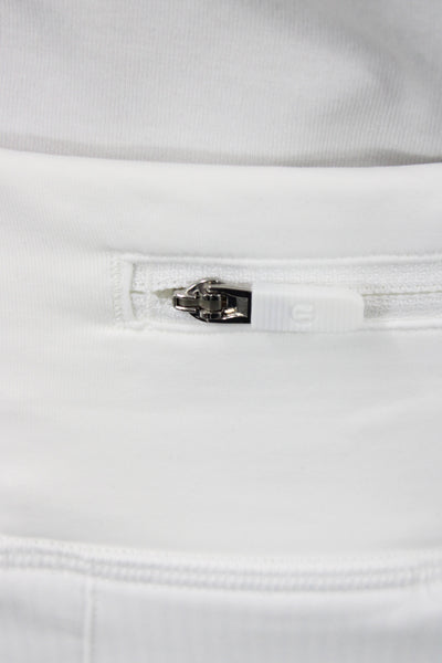 Lululemon Women Athletic Mini White Nylon Skort Size 4
