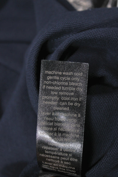 John Varvatos Star USA Mens Cotton Short Sleeve Polo Shirt Blue Size M