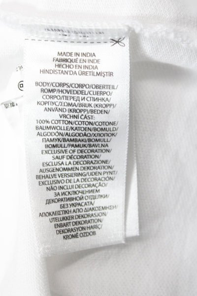 Polo Ralph Lauren Mens Slim Fit Short Sleeve Collared Polo Shirt White Size L
