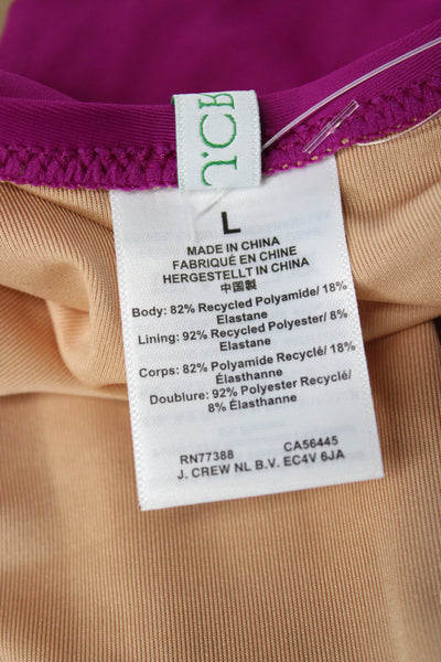 J Crew Womens Chino Bottoms Green Cotton Solid Summer Hook Eye Size L