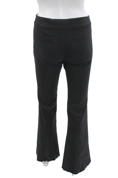 Theory Women Dress Pants Black 98% Cotton Button Inseam 30 Size 0