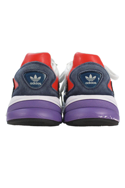 Adidas Womens Falcon Lace-Up Chunky Sole Casual Sneakers White Size 9