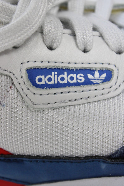 Adidas Womens Falcon Lace-Up Chunky Sole Casual Sneakers White Size 9