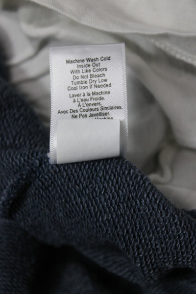 Nation Ltd by Jen Menchaca Women Pullover Sweatshirt Blue Pima Crewneck Size S