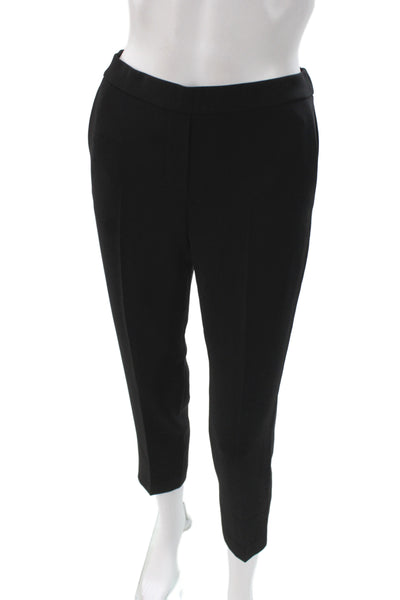 Theory Womens Ankle Pants Black Pull On Size 00