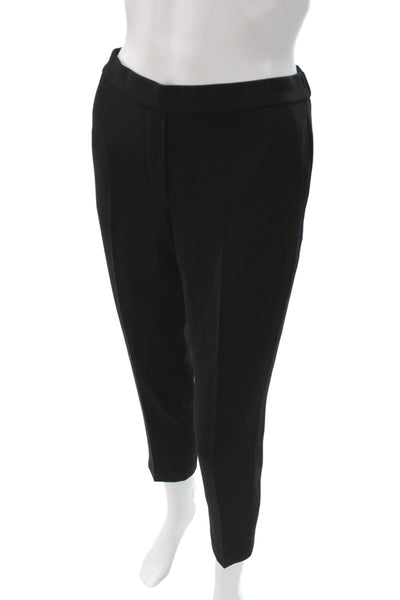 Theory Womens Ankle Pants Black Pull On Size 00