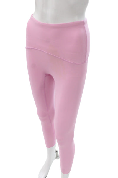 Spanx Womens Pink Capri Leggings Size S