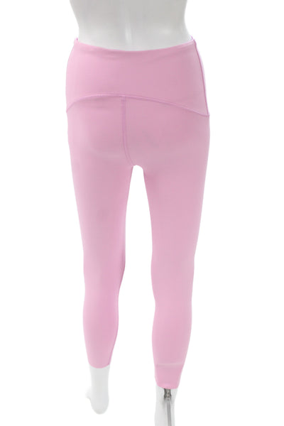 Spanx Womens Pink Capri Leggings Size S