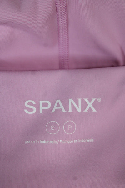 Spanx Womens Pink Capri Leggings Size S