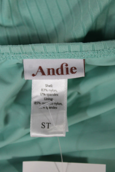 Andie Women One Piece Swimwear Striped Green Size S Tall