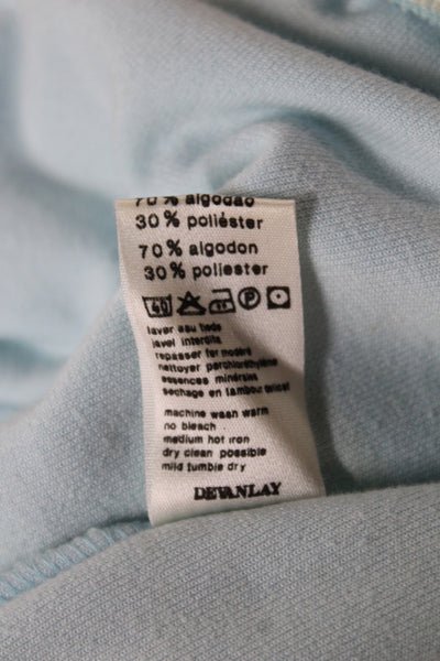 Lacoste Women Mini Skirt Blue Short Sporty Cotton Size 40