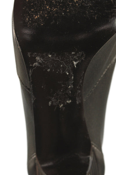 Cole Haan Womens Pointed Toe Heeled Knee High Boots Brown Size 7.5