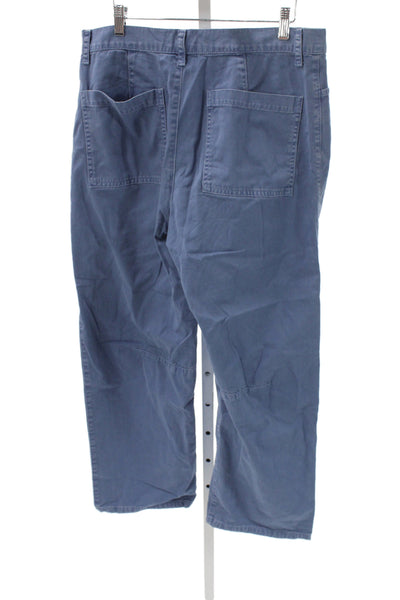 Velvet by Graham & Spencer Women Blue Cotton Chino Pants Size 10