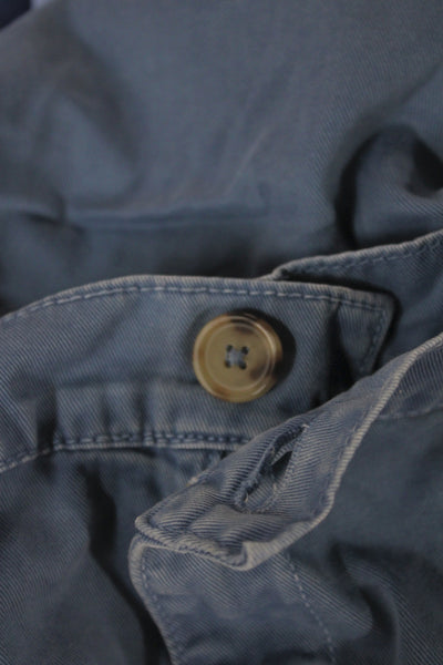 Velvet by Graham & Spencer Women Blue Cotton Chino Pants Size 10
