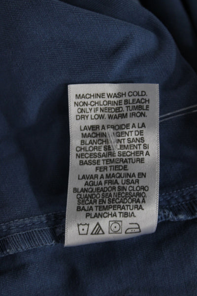 Velvet by Graham & Spencer Women Blue Cotton Chino Pants Size 10