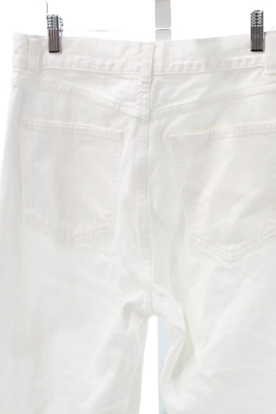 Madewell Women White High Rise Straight Jeans Size 29