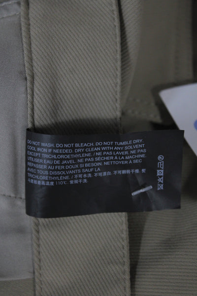 Theory Womens Beige Cargo Pants Button Inseam 26 Size 8