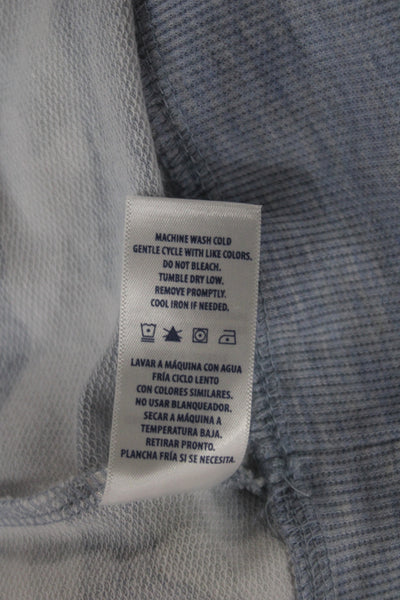 Splendid Women Camouflage Blue Drawstring Pants Size L