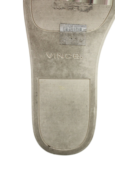 Vince Womens Leather Ankle Strap Platform Sandals Pink Size 9