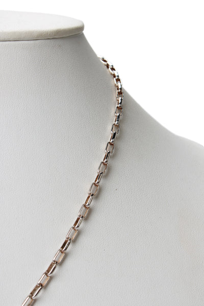 Gucci Unisex 925 Silver Interlocking G Logo Pendant Necklace 20" 21.4g
