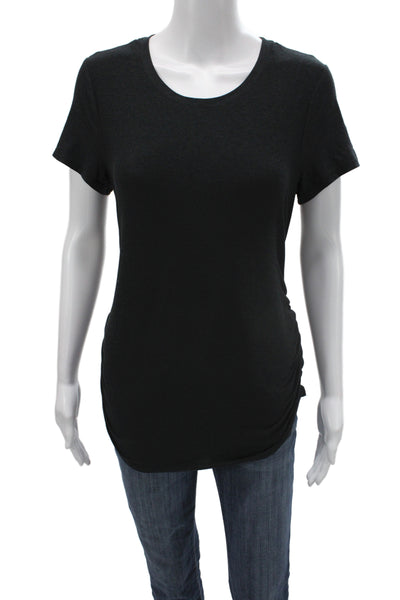Beyond Yoga Women Maternity Black Scoop Neck Tunic Sleeveless Size M