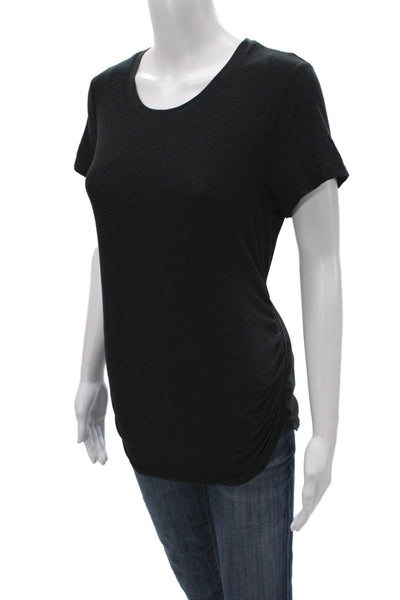 Beyond Yoga Women Maternity Black Scoop Neck Tunic Sleeveless Size M