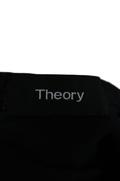 Theory Mens Basic Black 100% Cotton Crew Neck T-Shirt Size M