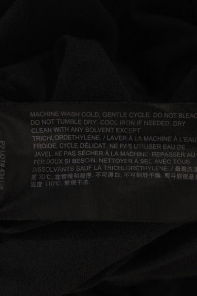 Theory Mens Basic Crew Neck Black Cotton T-Shirt Size M
