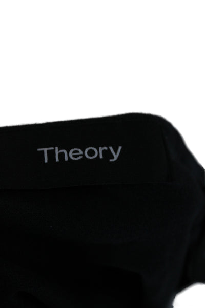 Theory Mens Basic Crew Neck Black Cotton T-Shirt Size M