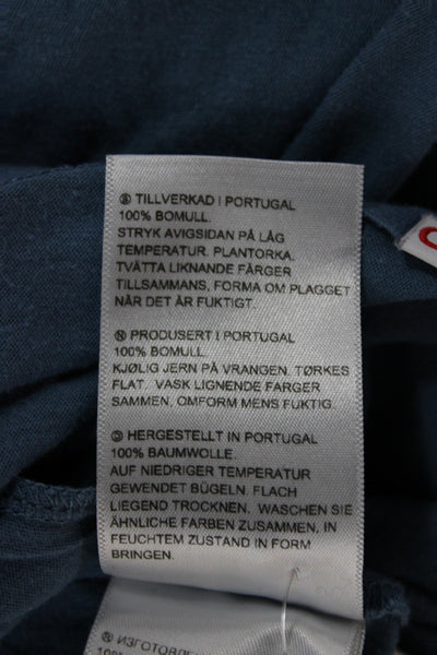 Orlebar Brown Mens Basic Blue Cotton T-Shirt Size M