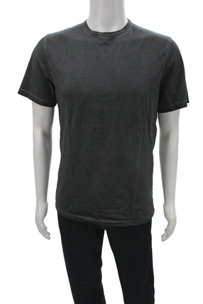 Theory Mens Basic Gray Crew Neck Short Sleeve 100% Cotton T-Shirt Size M