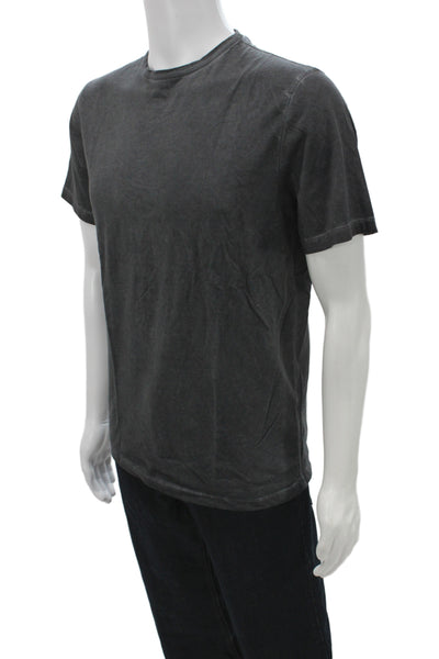 Theory Mens Basic Gray Crew Neck Short Sleeve 100% Cotton T-Shirt Size M