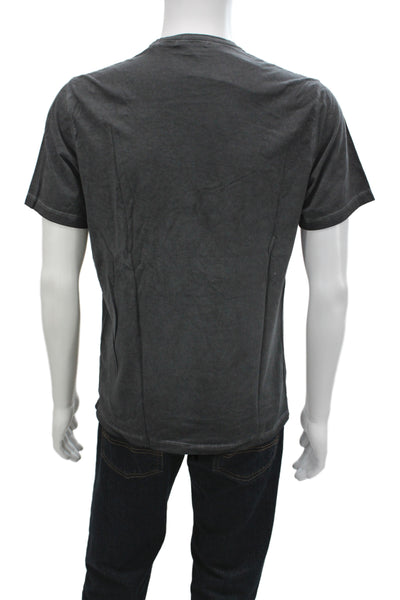 Theory Mens Basic Gray Crew Neck Short Sleeve 100% Cotton T-Shirt Size M