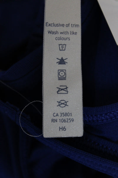 Lululemon Women Blue Scoop Neck Basic Tank Sleeveless Athleisure Size 4