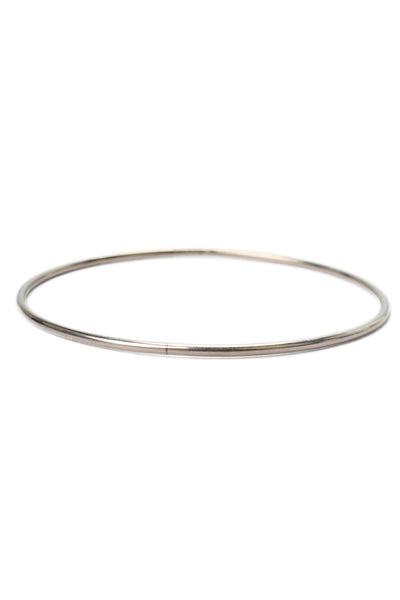 Ann Demeulemeester Womens 925 Silver Bangle Bracelet 2.7" 7.8g