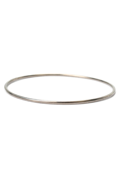 Ann Demeulemeester Womens 925 Silver Bangle Bracelet 2.7" 7.8g