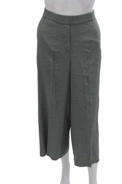 Theory Womens Gray Pant Suit Acetate Zip Long Sleeve Athleisure Size PP
