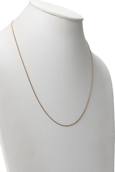 Mejuri Womens 18K Gold Vermeil 1.3mm Cable Chain 22" 2.8g