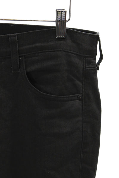 Paige Mens Black Skinny Jeans Cotton High Rise Size 31