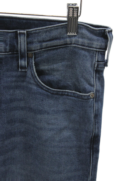 Paige Mens Straight Jeans Blue Cotton High Rise Size 31