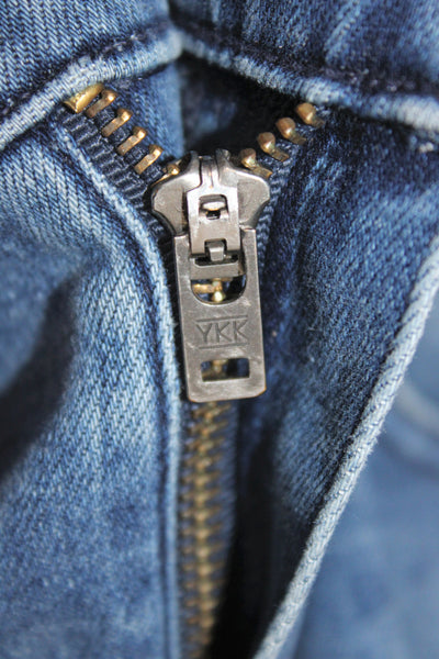 Paige Mens Straight Jeans Blue Cotton High Rise Size 31