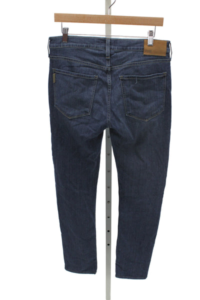 Paige Mens Skinny Blue Jeans Cotton High Rise Size 31