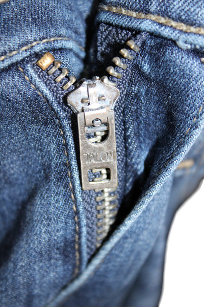 Paige Mens Skinny Blue Jeans Cotton High Rise Size 31