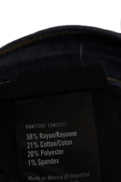 Paige Mens Skinny Blue Jeans Cotton High Rise Size 31