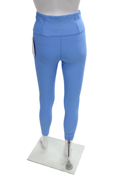 Athleta Womens Ankle Blue Leggings Size S
